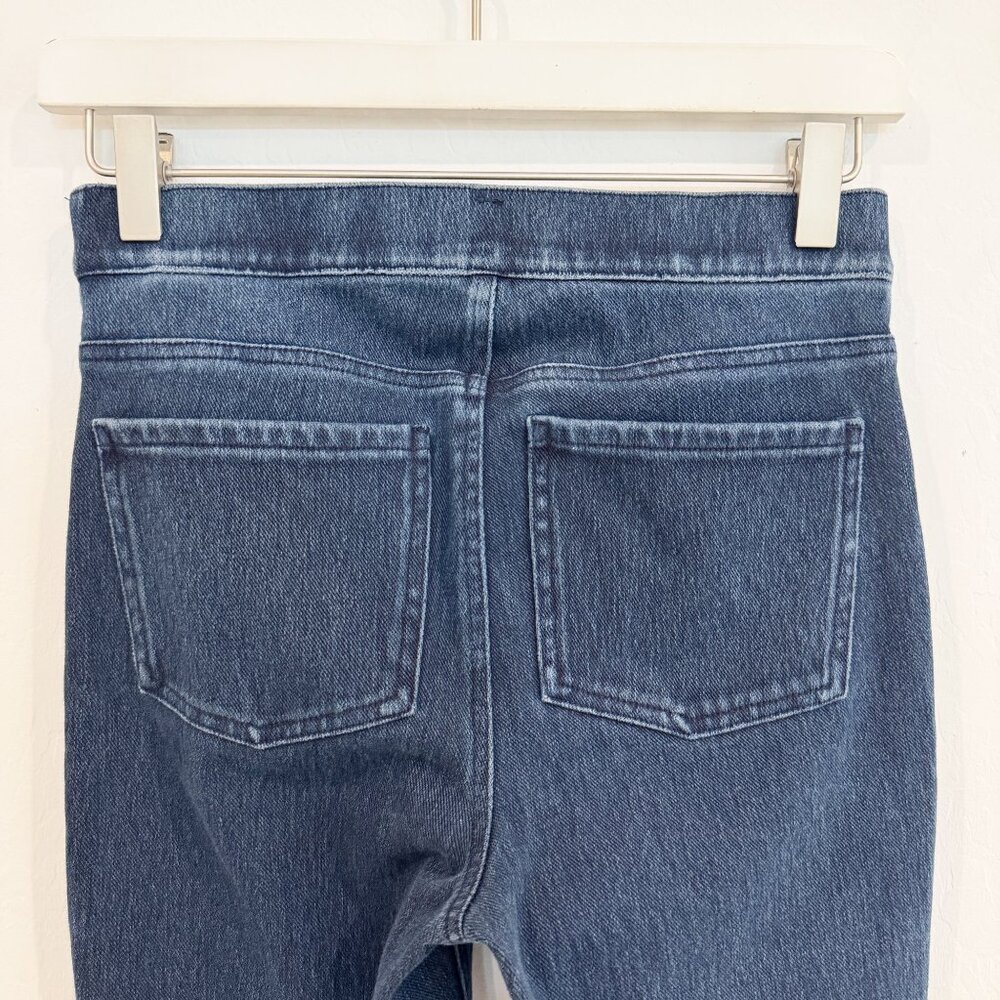 Spanx Jean-ish Ankle Leggings Stretch Denim‎ Shapewear Pull On Pants Blue Small - Picture 8 of 10